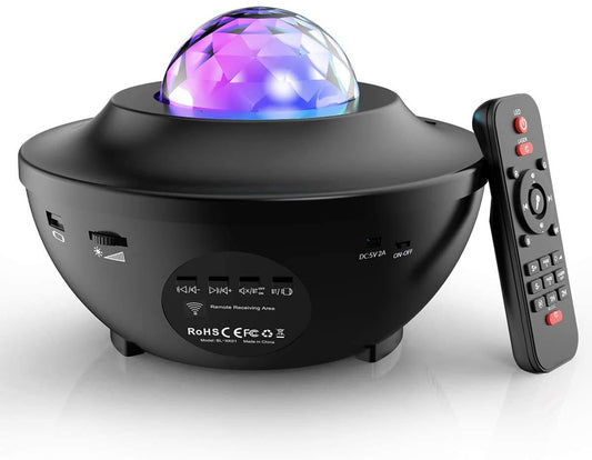 Galaxy Projector Speaker – Bluetooth Starry Sky Projector