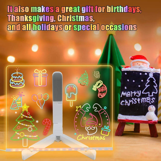 Acrylic Writing Board – Reusable Clear Message & Memo Board