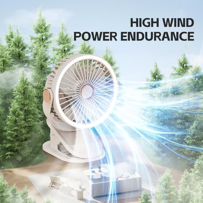 Rechargeable Clip-On Fan – Portable USB Fan for Home & Travel