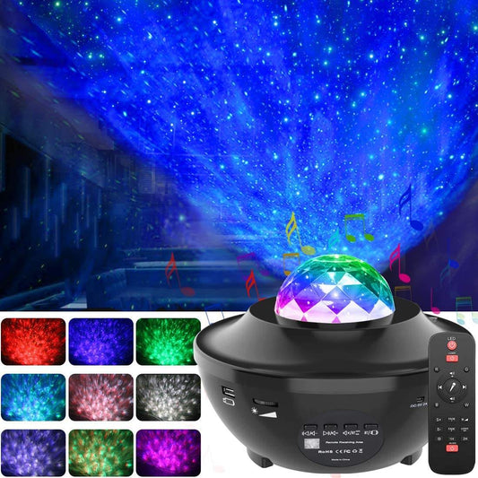 Galaxy Projector Speaker – Bluetooth Starry Sky Projector