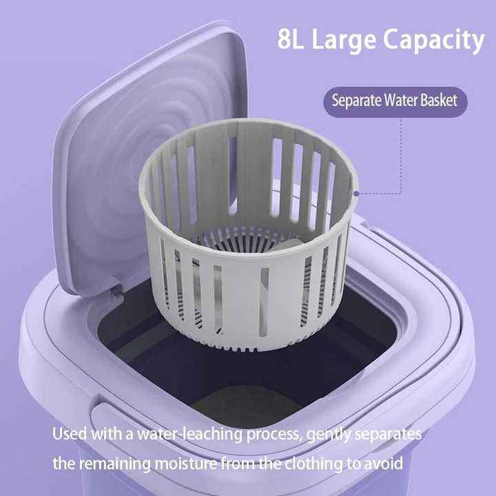 Portable Folding Washing Machine – Compact Mini Washer