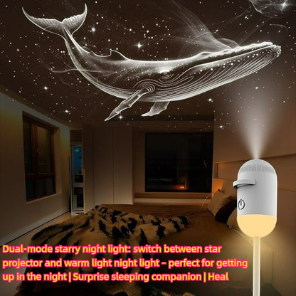2 in 1 USB Galaxy Star Projector Light