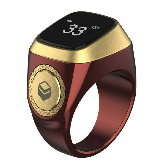 Smart Zikr Ring – Digital Tasbih Counter Ring for Zikr