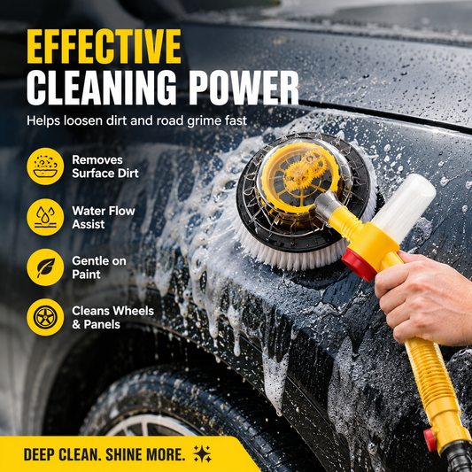 Car Rotary Wash Brush – Rotating Car Cleaning Brush