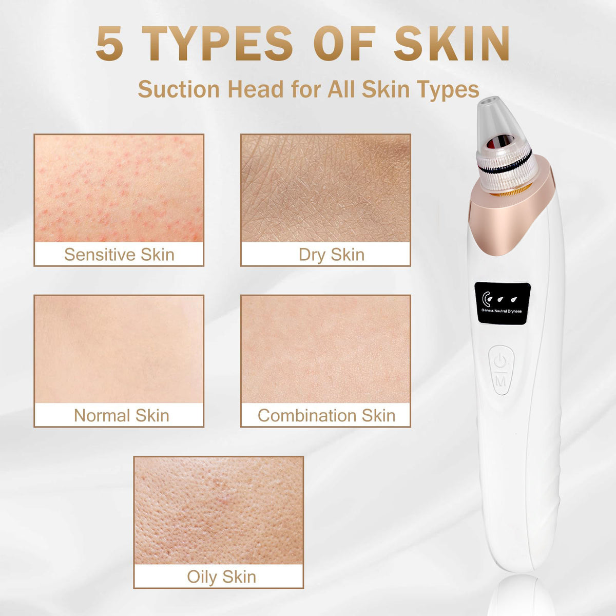 Facial Vacuum & Blackhead Remover – Pore Cleaning Tool