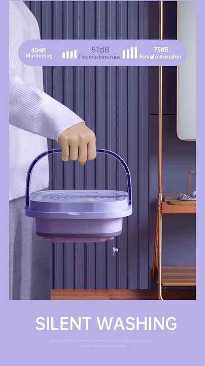 Portable Folding Washing Machine – Compact Mini Washer
