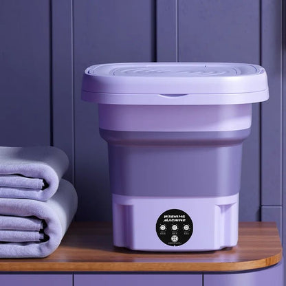 Portable Folding Washing Machine – Compact Mini Washer