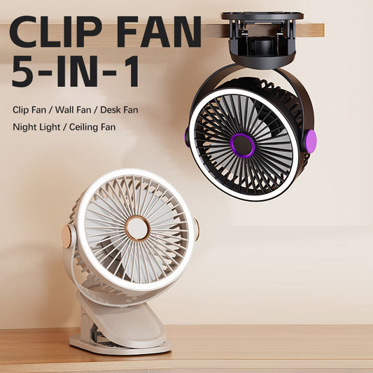 Rechargeable Clip-On Fan – Portable USB Fan for Home & Travel