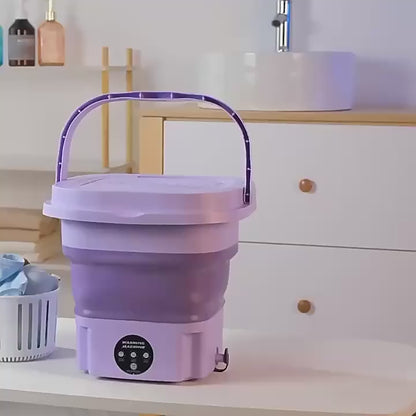 Portable Folding Washing Machine – Compact Mini Washer